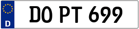 Truck License Plate